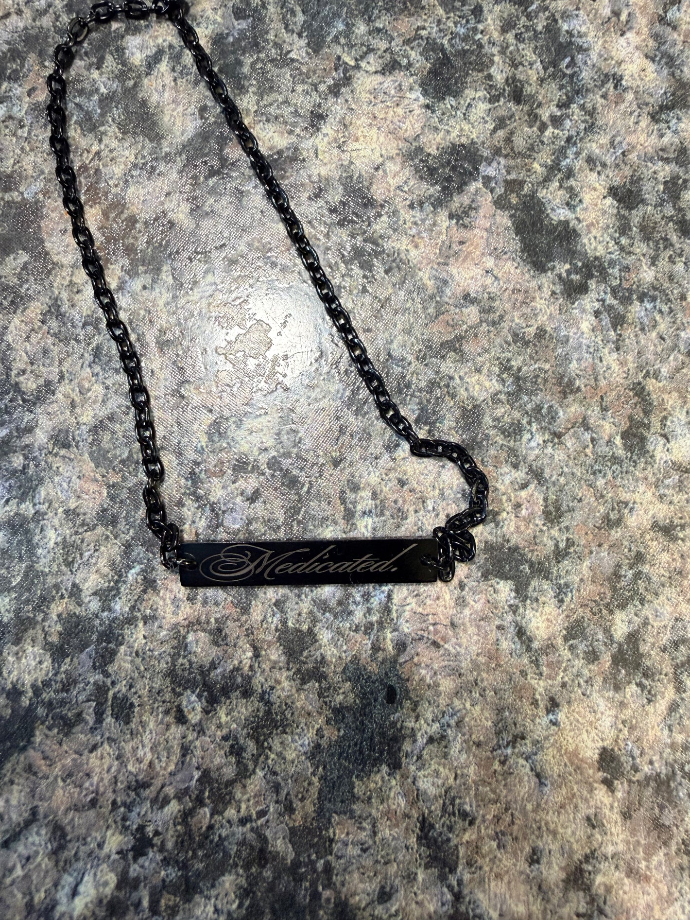 Medicated/Unmedicated two sided necklace