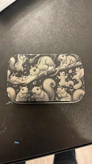 Engraved Metal Tin