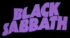 Black Sabbath - Purple Logo T-Shirt