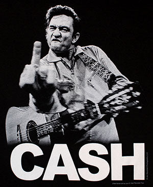 Johnny Cash Middle Finger T-Shirt