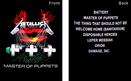 Metallica - Master of Puppets T-Shirt