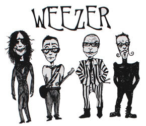 Weezer - Band White T-Shirt